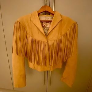 Women’s Vintage Fringe Jacket (Size S)